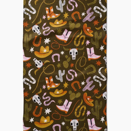 Wild Cowboy Tea Towel - PABOOM