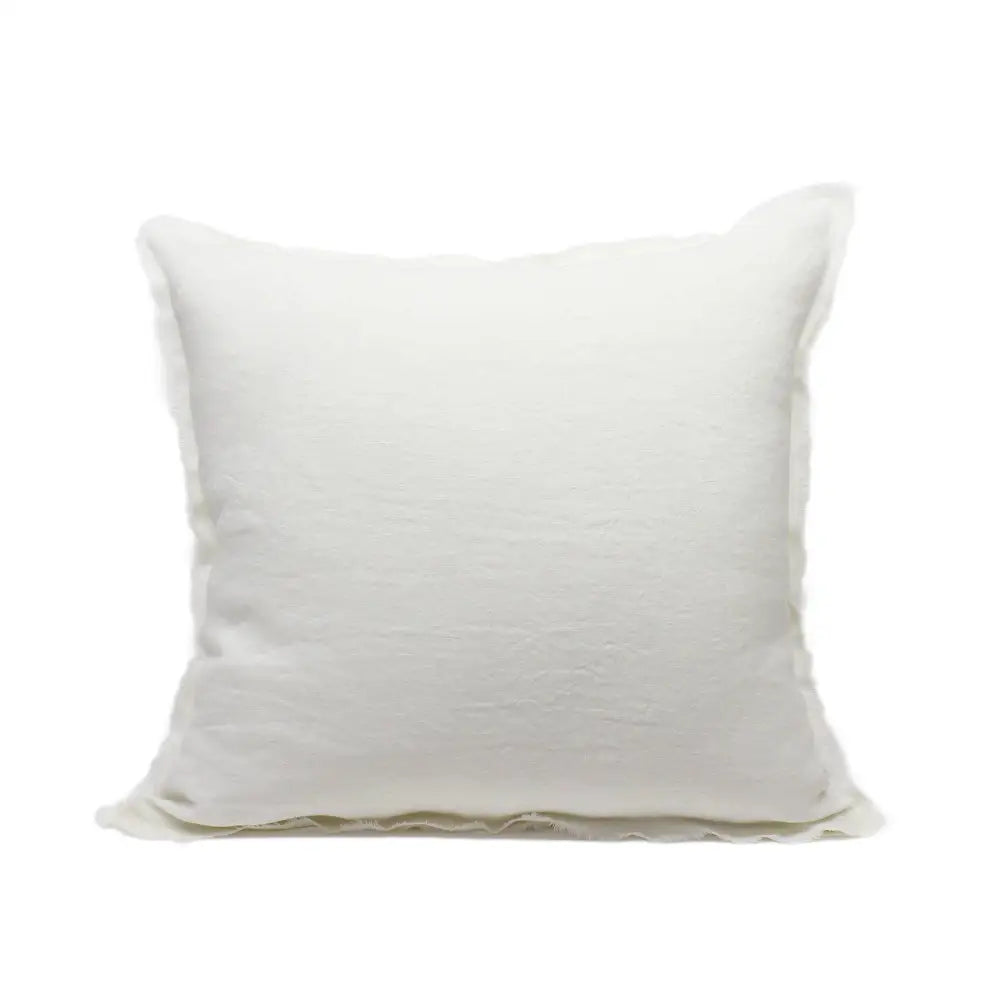 Giardino Segreto - Frayed Edge Pure Linen Cushion Cover