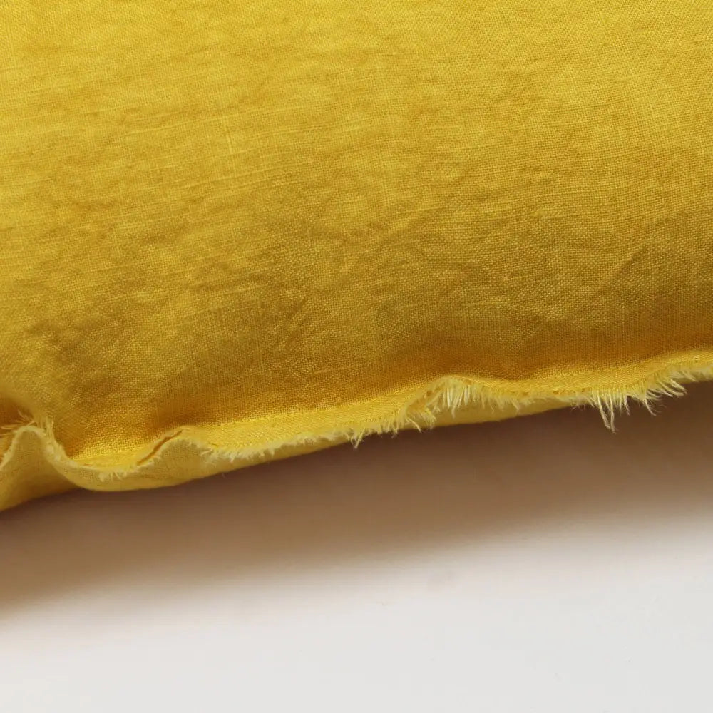 Giardino Segreto - Frayed Edge Pure Linen Cushion Cover