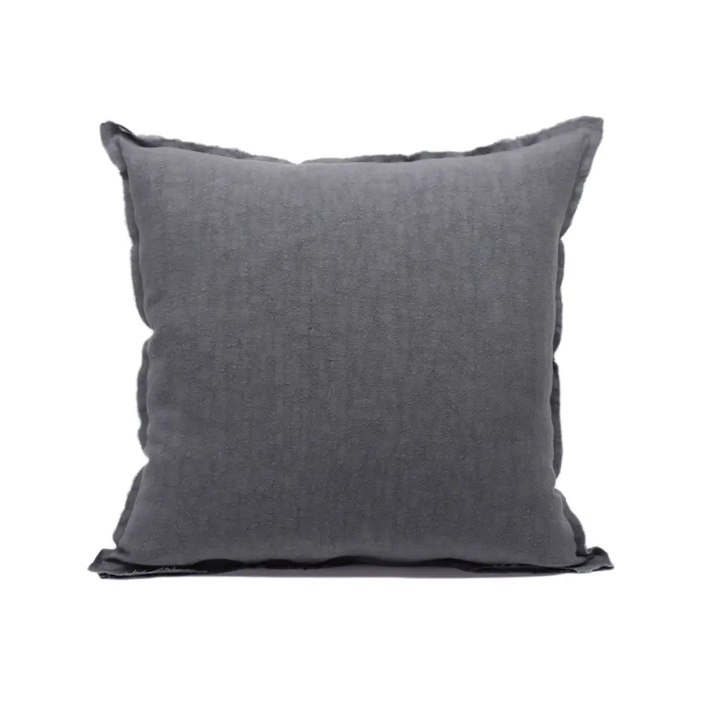 Giardino Segreto - Frayed Edge Pure Linen Cushion Cover