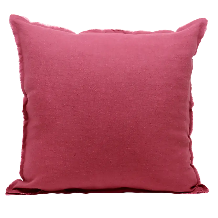 Giardino Segreto - Frayed Edge Pure Linen Cushion Cover