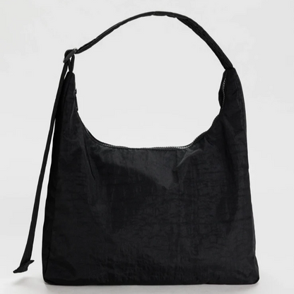 Nylon Shoulder Bag Black