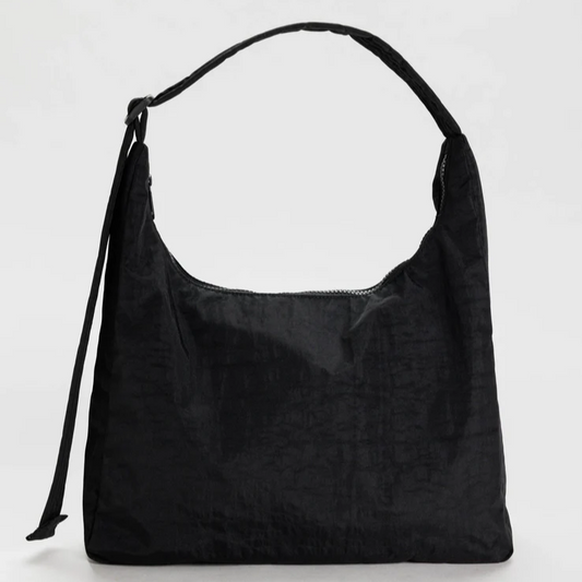 Nylon Shoulder Bag Black