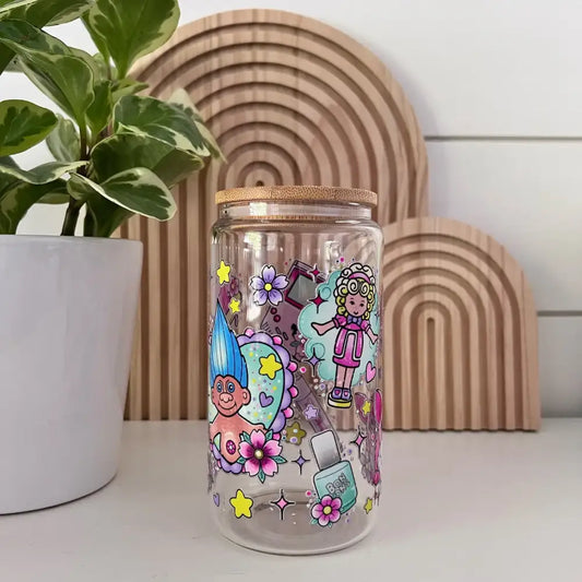 90's Icons Glass Cup - PABOOM