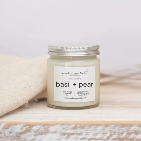 Basil + Pear Soy Candle - PABOOM