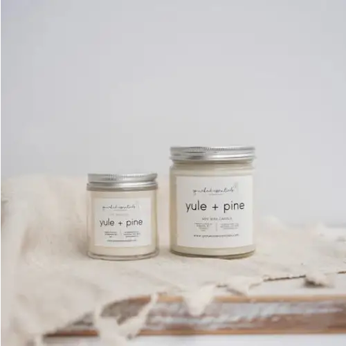 Yule + Pine Soy Candle 3oz - PABOOM