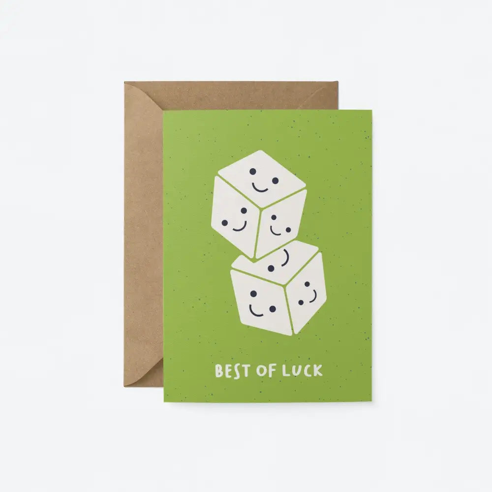 Best Of Luck Card - PABOOM