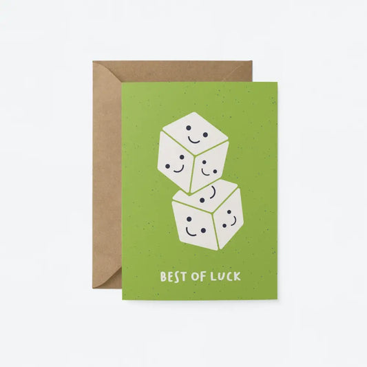 Best Of Luck Card - PABOOM