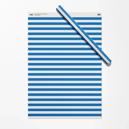 Blue Stripe Gift Wrap - PABOOM