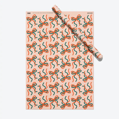 Christmas Bows Gift Wrap - PABOOM