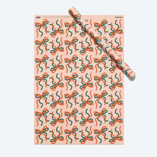 Christmas Bows Gift Wrap - PABOOM