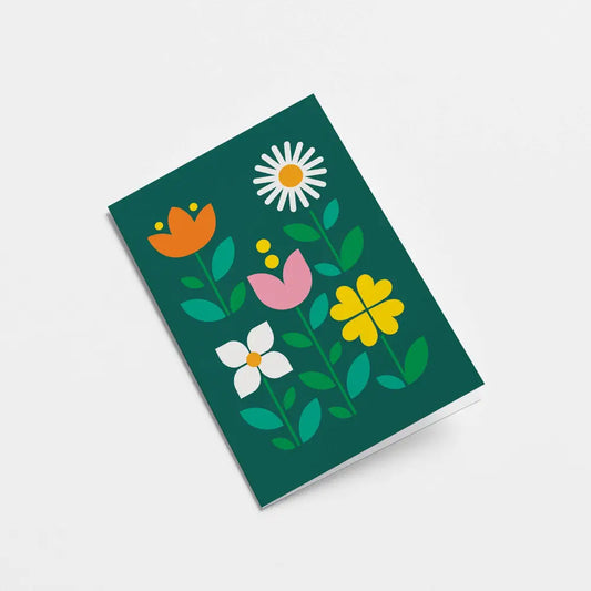 Graphic Factory - Flower No 10 - Everyday Greeting Card Standard cello