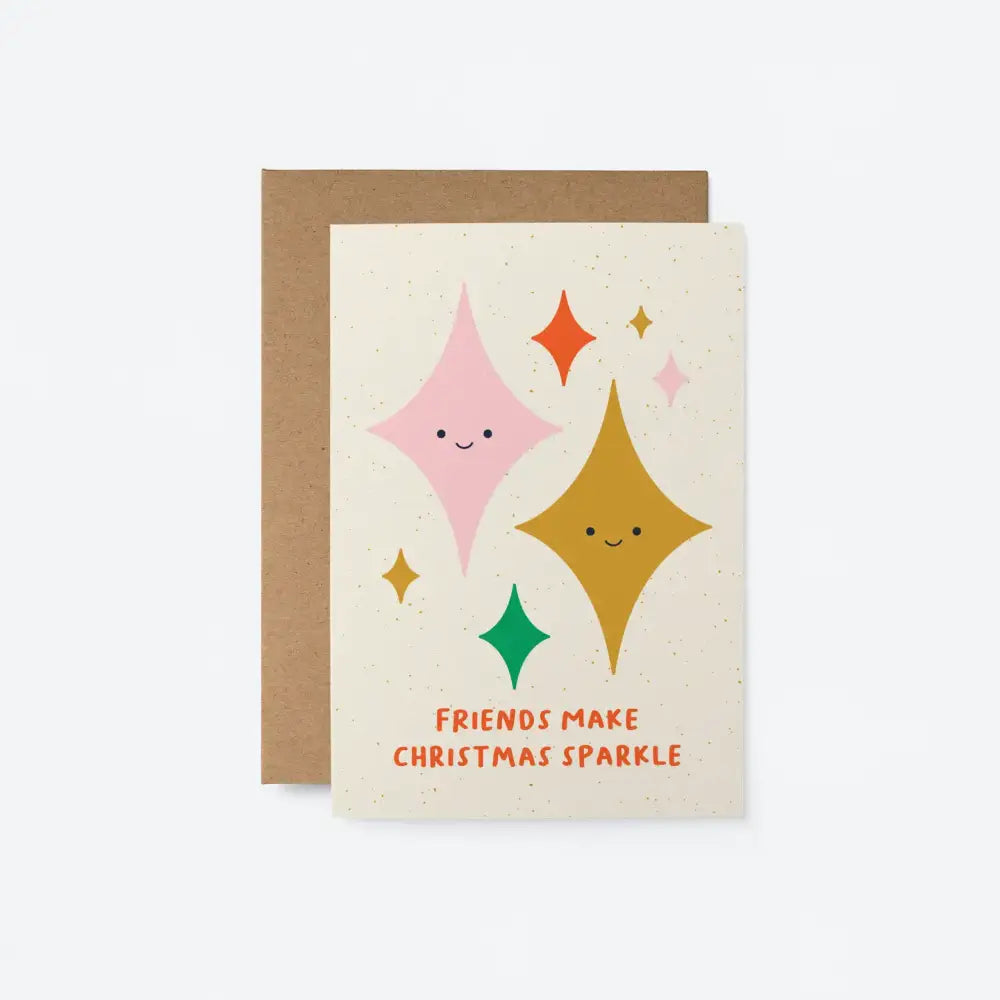 Friends Make Christmas Card - PABOOM