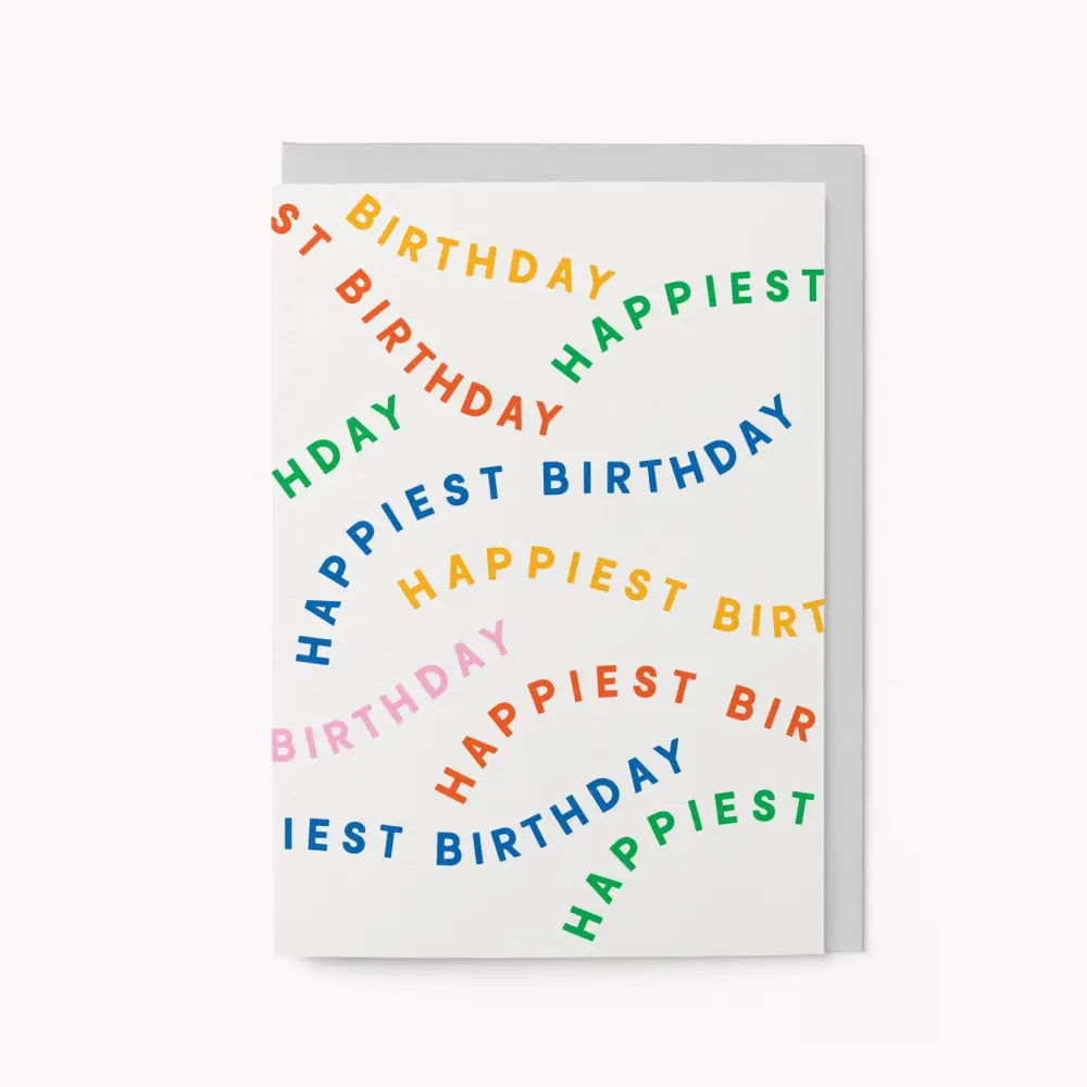 Graphic Factory - Happiest Birthday - card Standard cello