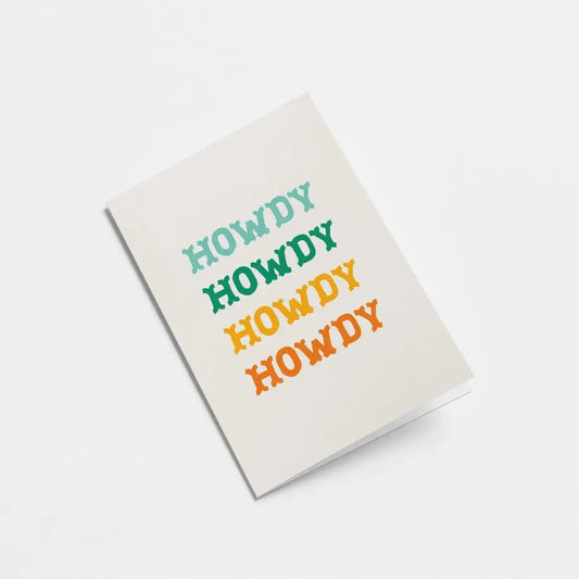Howdy Card - PABOOM