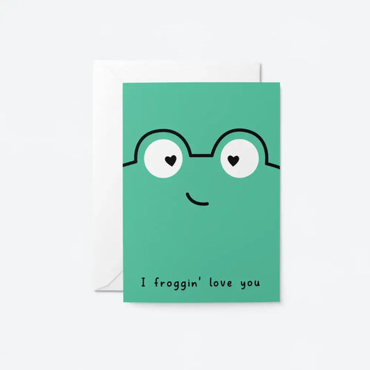 I Froggin' Love You Card - PABOOM