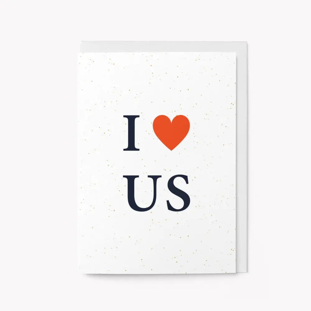 Graphic Factory - I love us - Greeting Card Standard cello