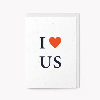 Graphic Factory - I love us - Greeting Card Standard cello
