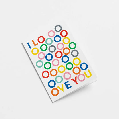 Graphic Factory - I love you - Greeting Card Standard cello
