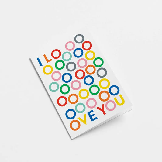 Graphic Factory - I love you - Greeting Card Standard cello