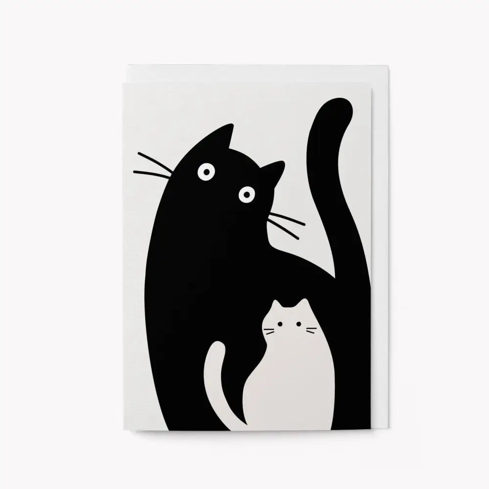 Graphic Factory - Mother & Kitten - Mother’s Day Greeting Card Standard Cello