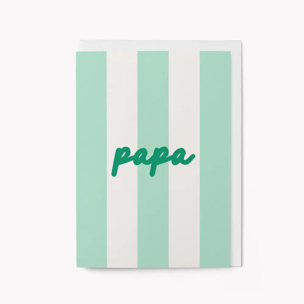 Graphic Factory - Papa - Father’s Day Card Standard cello