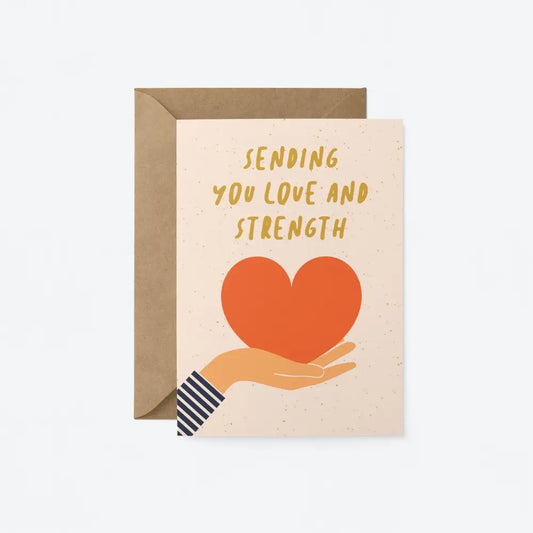 Sending You Love and Strength Card - PABOOM