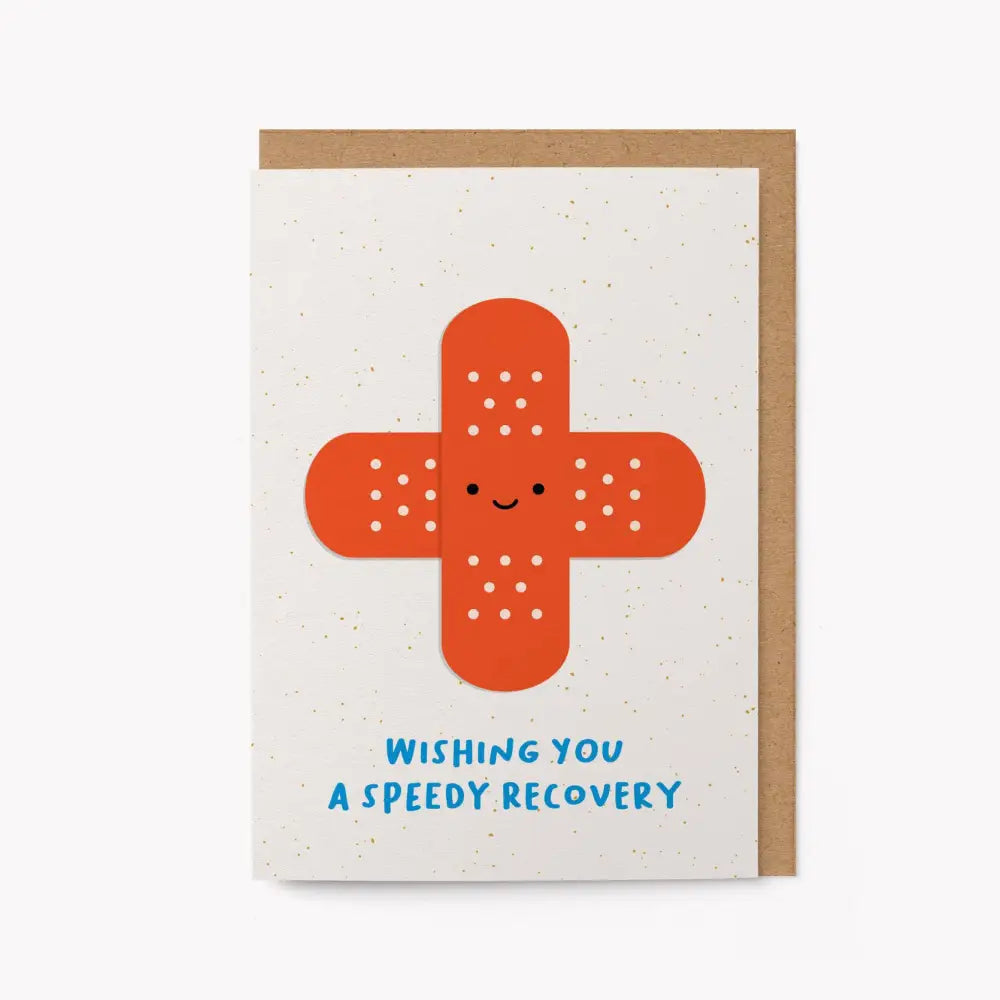 Graphic Factory - Speedy recovery - Get Well Card Standard cello