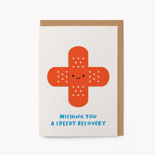 Graphic Factory - Speedy recovery - Get Well Card Standard cello