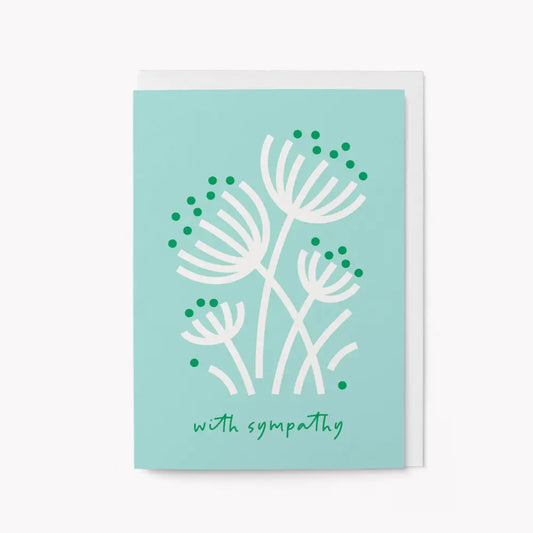 Graphic Factory - With sympathy - Greeting Card Standard cello