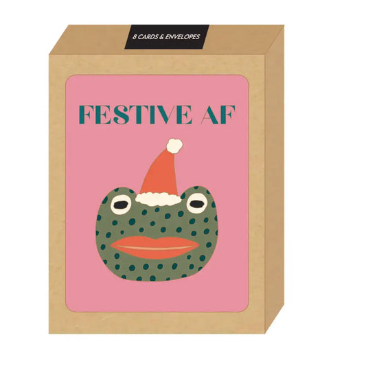 Festive AF Boxed Cards - PABOOM