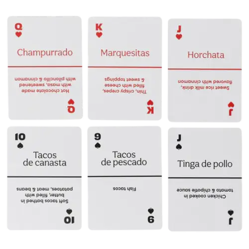 Mexican Street Food Playing Cards - PABOOM