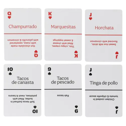 Mexican Street Food Playing Cards - PABOOM