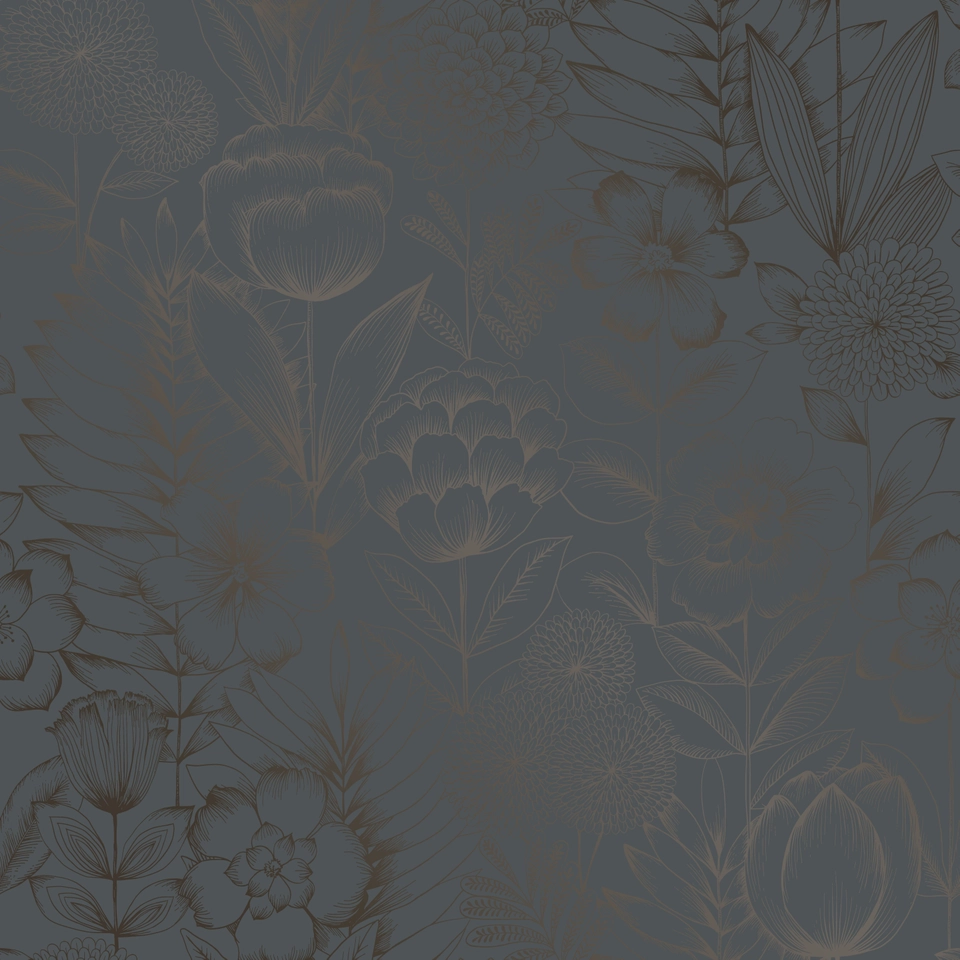 Homestead Floral Blue Peel and Stick Wallpaper, 28 sq. ft.