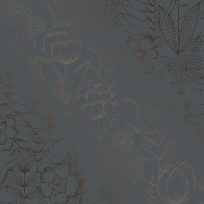 Homestead Floral Blue Peel and Stick Wallpaper, 28 sq. ft.