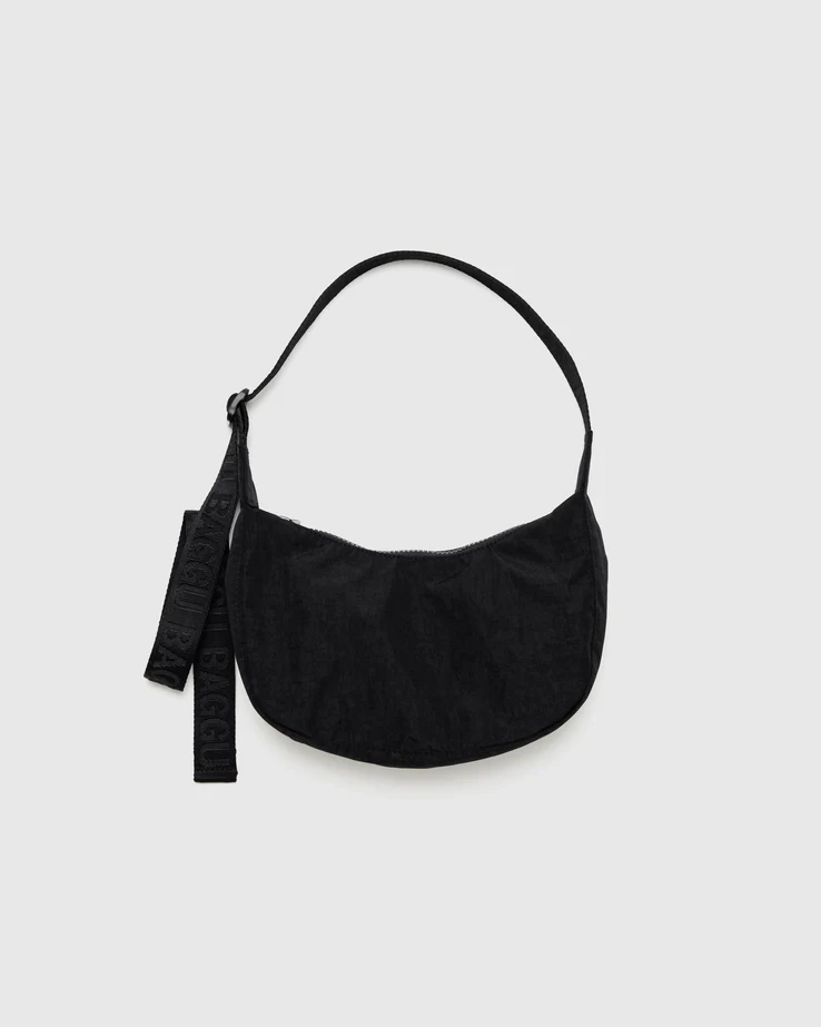 Small Crescent Bag Black