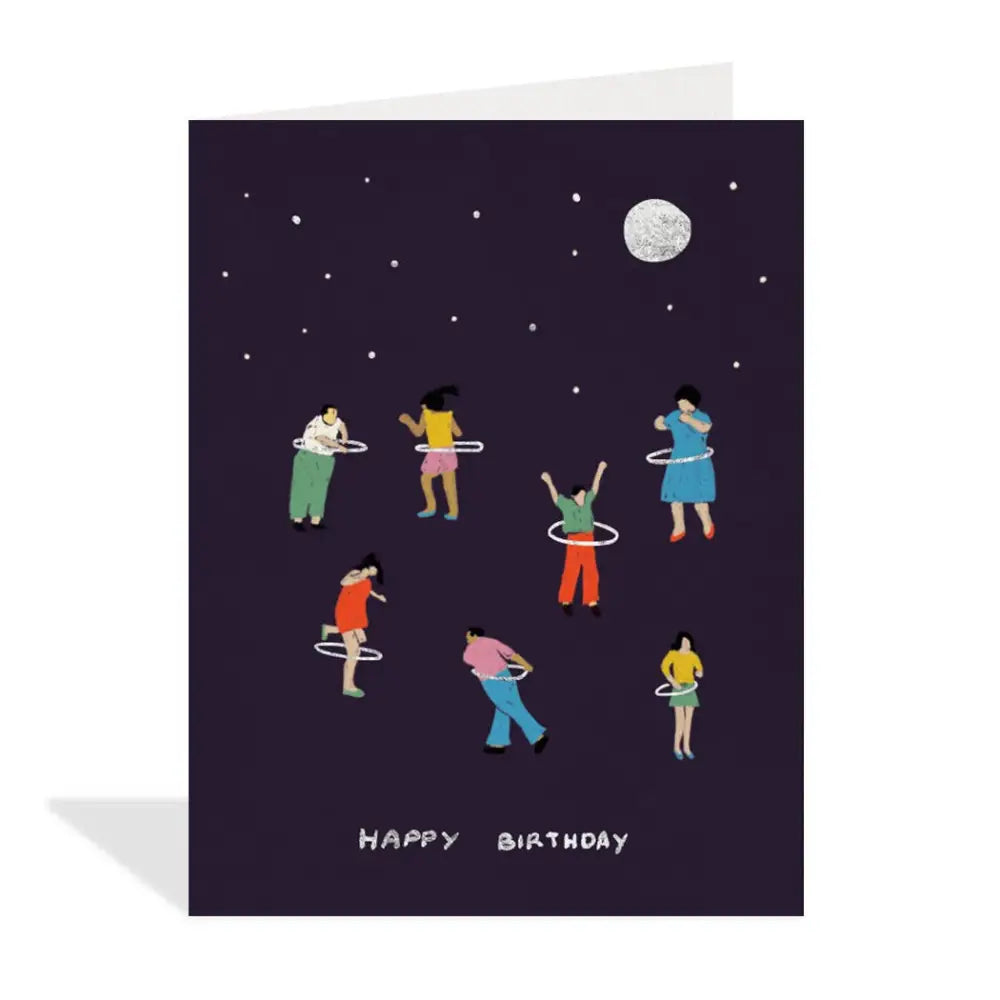 Hula Hoop Birthday  - Birthday Card - PABOOM