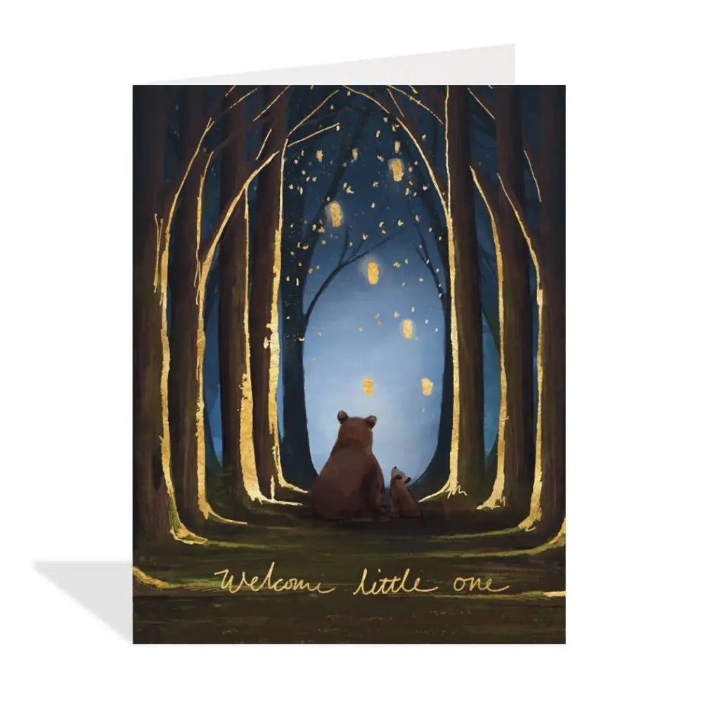 Nighttime Cub - Baby Card - PABOOM