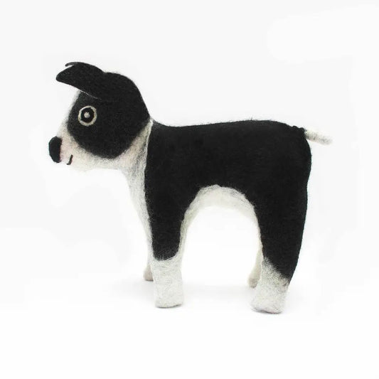 Felted Wool Boston Terrier - PABOOM