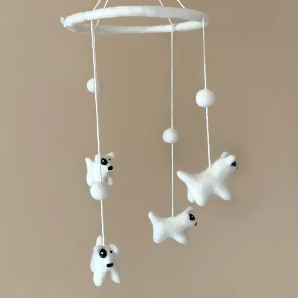 Felted Wool Puppy Mobile - PABOOM