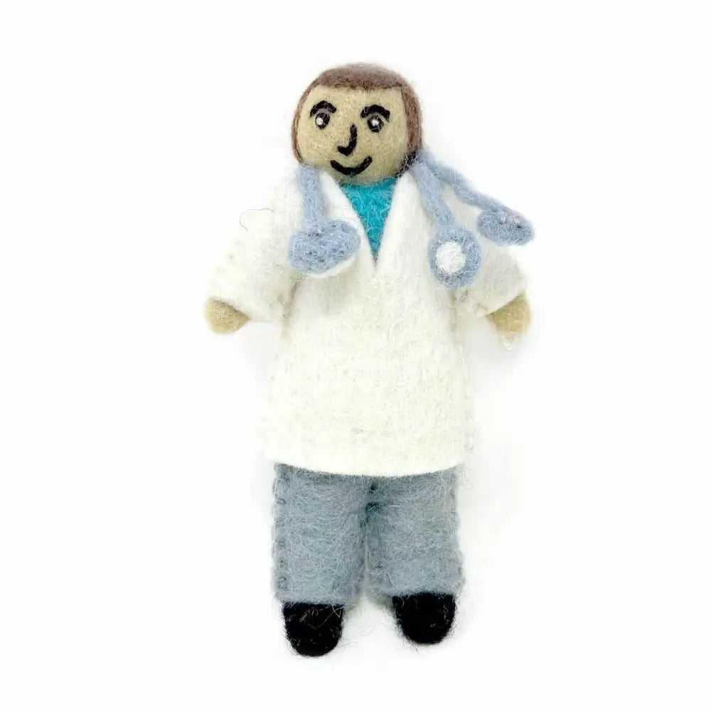 Wool Felted Doctor - PABOOM