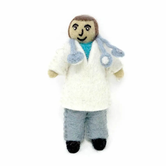 Wool Felted Doctor - PABOOM