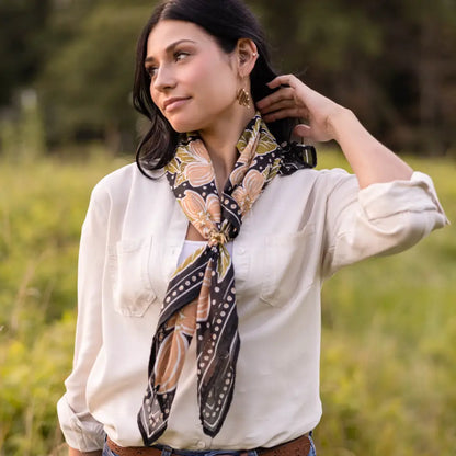 Amy Handmade Cotton Bandana - 22"