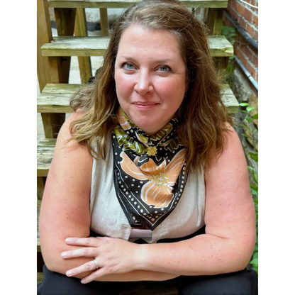Amy Handmade Cotton Bandana - 34"