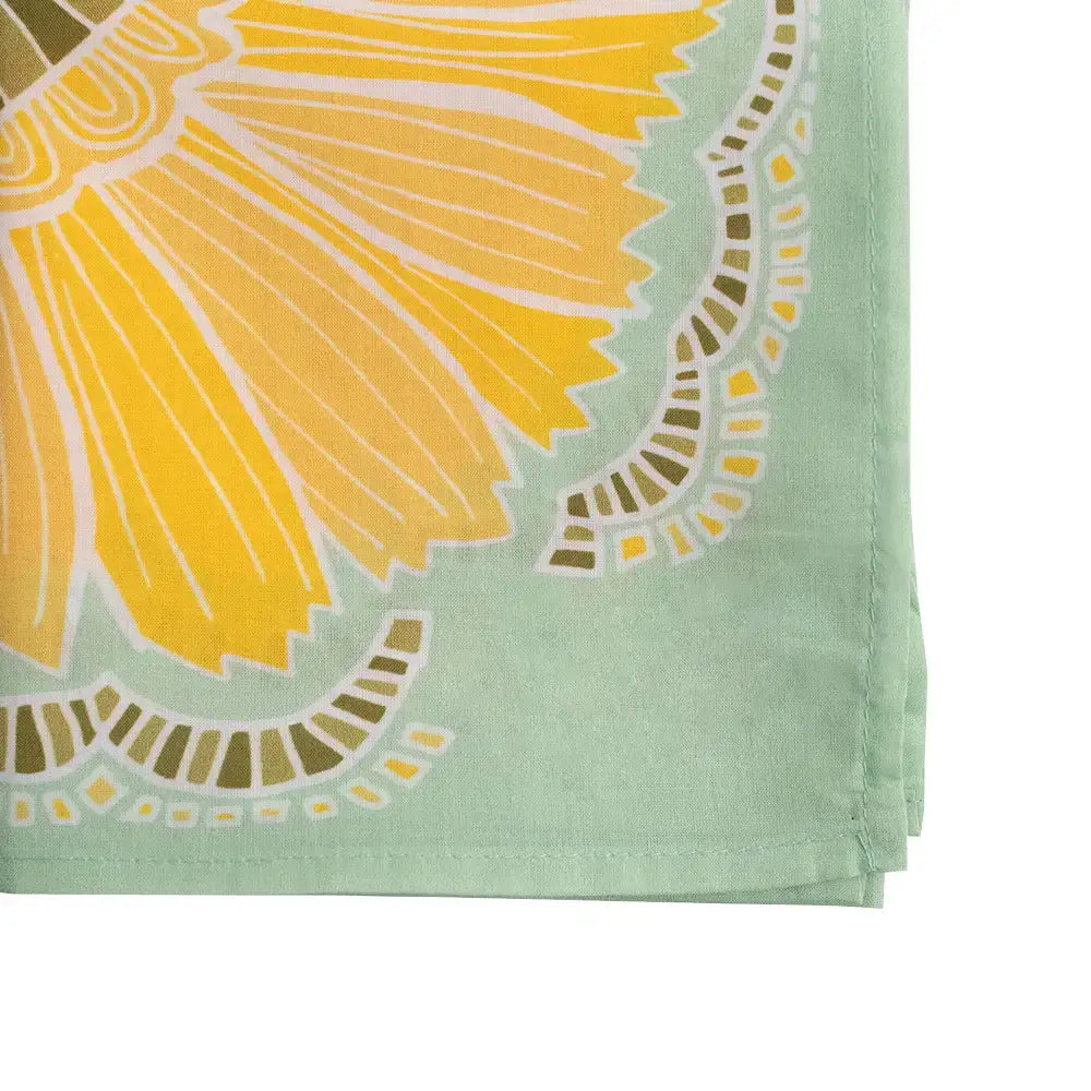 Hazel Premium Cotton Handmade Bandana - 34 x 34"