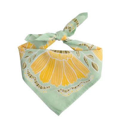 Hazel Premium Cotton Handmade Bandana - 34 x 34"