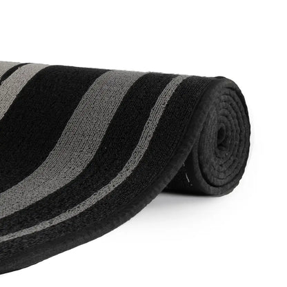 Grey Stripe Vinyl Floor Mat - PABOOM