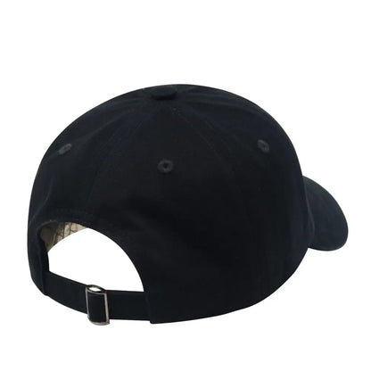 Cat Mom Embroidered Baseball Cap - Rainbow Black