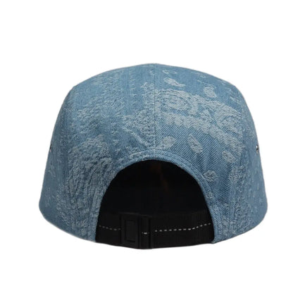 HATPHILE - blue floral patterned baseball cap