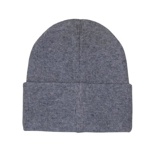 Dog Mom Embroidery Beanie Toque - Grey